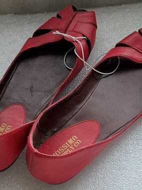 Mossimo Supply Co. Red Cutout Ballet Flats